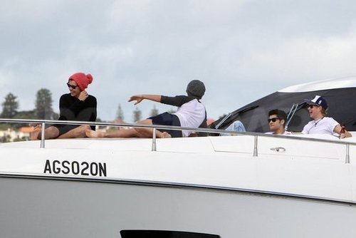 One Direction Celebrates SNL Success With a Shirtless Swim One Direction Celebrates SNL Success With a Shirtless Swim