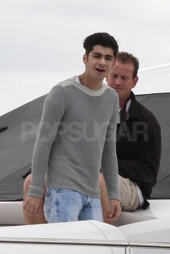 One Direction member Zayn Malik hung out on the boat in Australia.
One Direction member Zayn Malik hung out on the boat in Australia.