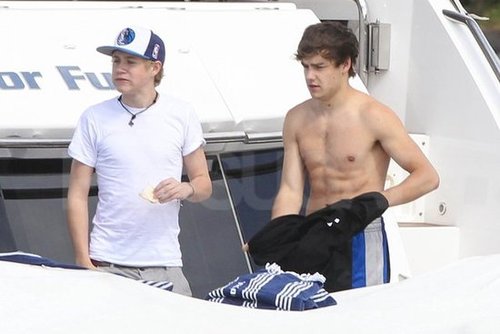 One Direction Celebrates SNL Success With a Shirtless Swim One Direction Celebrates SNL Success With a Shirtless Swim
