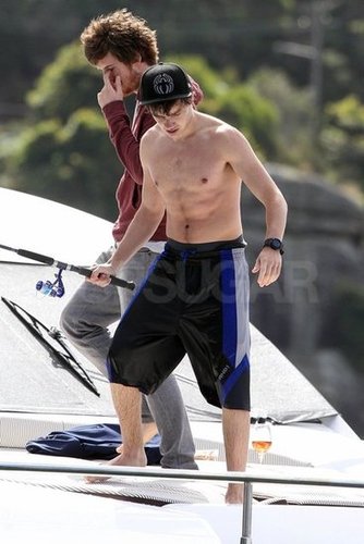 One Direction Celebrates SNL Success With a Shirtless Swim One Direction Celebrates SNL Success With a Shirtless Swim