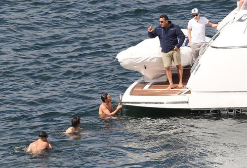 One Direction members took a swim while hanging out in Australia.
One Direction members took a swim while hanging out in Australia.