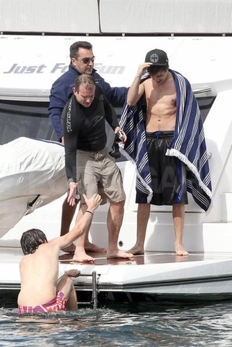 One Direction Celebrates SNL Success With a Shirtless Swim One Direction Celebrates SNL Success With a Shirtless Swim