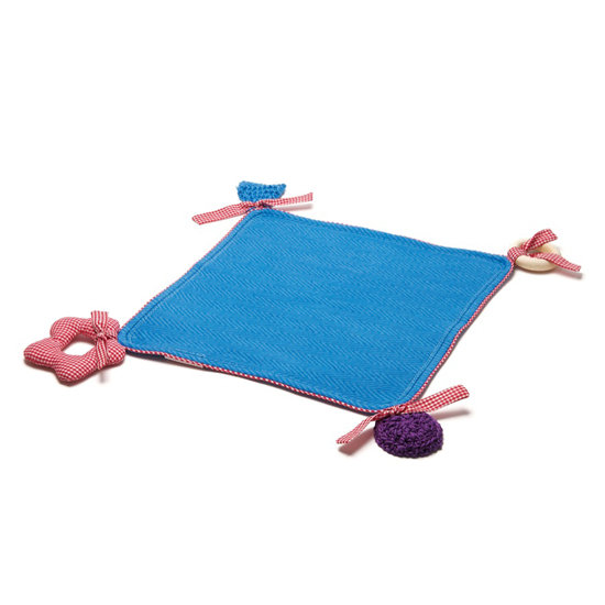 Petites Frites Blue Teether Blankie