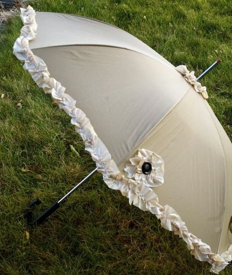 Umbrella With Ruffles Umbrella With Ruffles