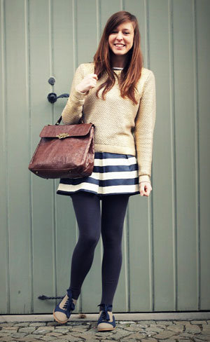 Look of the Day: Metallic Topper 