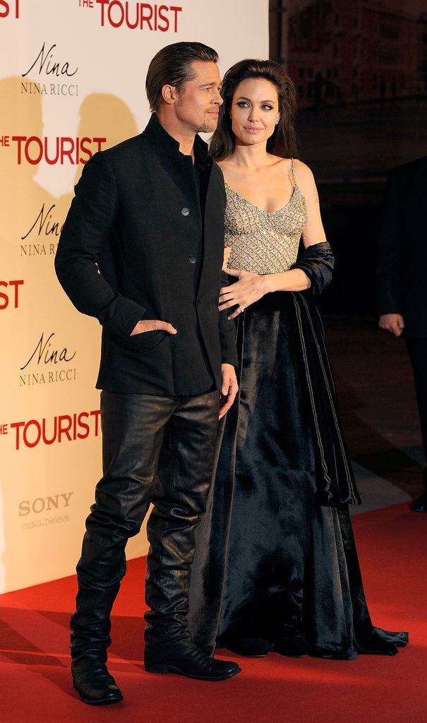 Angelina Jolie sparkled in December 2010 at the Madrid premiere of The Tourist.
Angelina Jolie sparkled in December 2010 at the Madrid premiere of The Tourist.