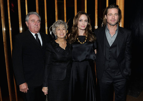 It was a family affair for Angelina Jolie and Brad Pitt when his parents, Jane and Bill, joined them at her NYC premiere of In the Land of Blood and Honey.
It was a family affair for Angelina Jolie and Brad Pitt when his parents, Jane and Bill, joined them at her NYC premiere of In the Land of Blood and Honey.
