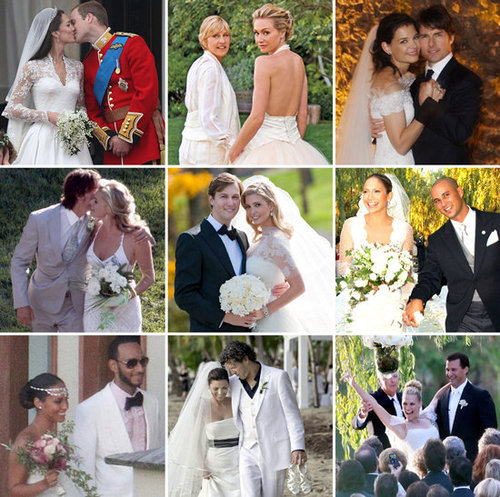 From Tom and Katie to Will and Kate, Pop has put together the ultimate celebrity wedding day slideshow.
From Tom and Katie to Will and Kate, Pop has put together the ultimate celebrity wedding day slideshow.