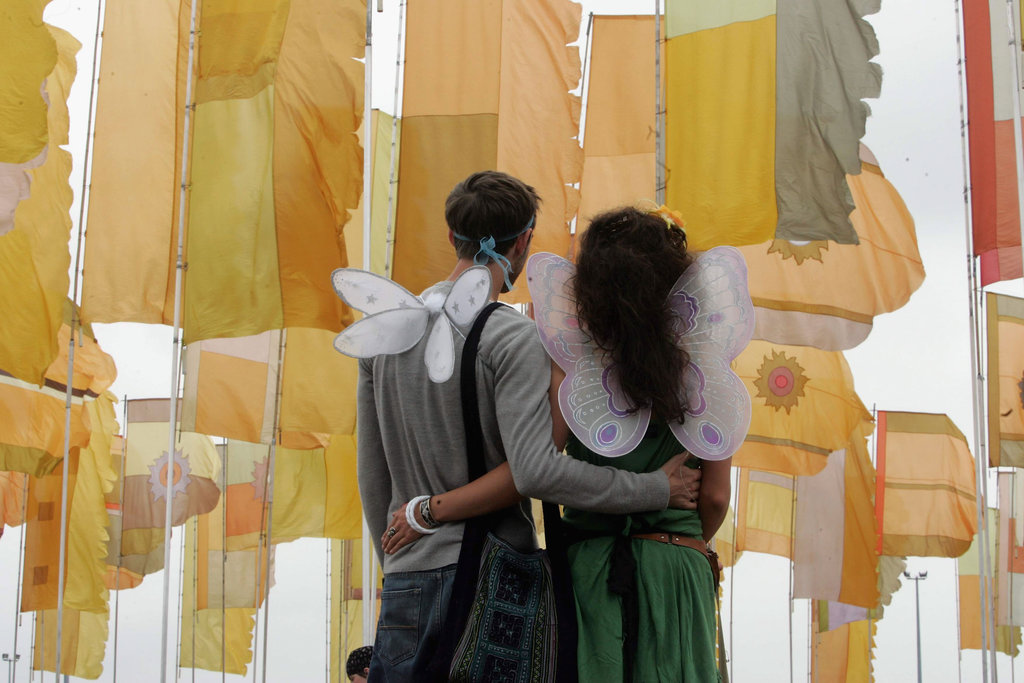 This winged couple attended WOMAD in Reading, England.
This winged couple attended WOMAD in Reading, England.