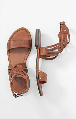 These lattice woven leather gladiator sandals are an ideal staple for Spring because they can be paired with pretty much anything: shorts, mini and full skirts, and harem pants.
J Jill Gladiator Sandals ($40)
These lattice woven leather gladiator sandals are an ideal staple for Spring because they can be paired with pretty much anything: shorts, mini and full skirts, and harem pants.
J Jill Gladiator Sandals ($40)