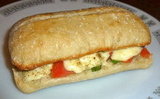 Mozzarella, Tomato & Spring Onion Ciabatta