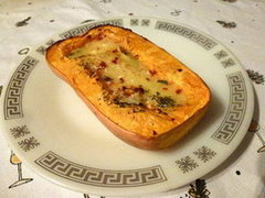 Baked Cheesy Butternut Squash