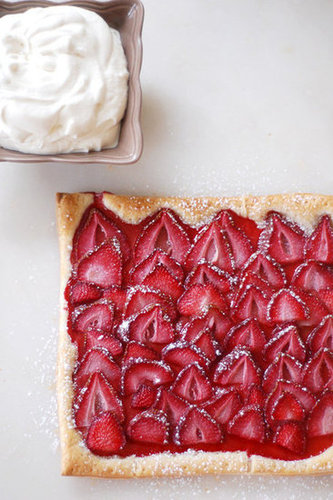 Easy Strawberry Puff Pastry Tart Easy Strawberry Puff Pastry Tart