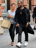 Kim Kardashian and Kanye West 