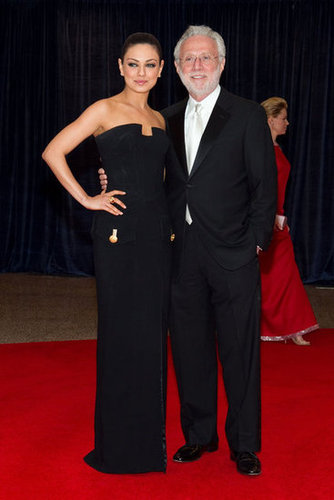 Mila Kunis and Wolf Blitzer Mila Kunis and Wolf Blitzer