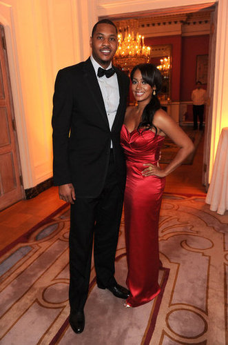Carmelo Anthony and Lala Vasquez Carmelo Anthony and Lala Vasquez
