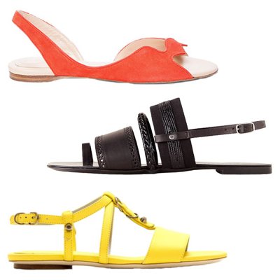 Cute Flat Sandals Spring 2012