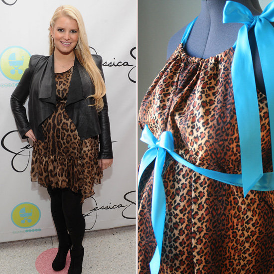 Jessica Simpson Sees Herself in a Leopard Print Hospital Gown Jessica Simpson Sees Herself in a Leopard Print Hospital Gown