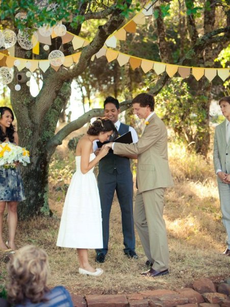 Dainty and charming, a simple garland in bright colors lends a sweet dose of character to the setting.
Photo by Lexigraphics Photography via Style Me Pretty
Dainty and charming, a simple garland in bright colors lends a sweet dose of character to the setting.
Photo by Lexigraphics Photography via Style Me Pretty