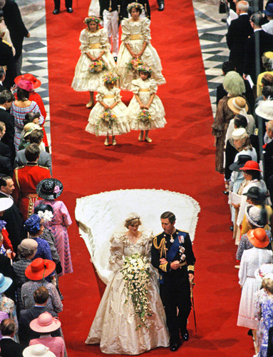 Princes Charles of Wales and Lady Diana Spencer