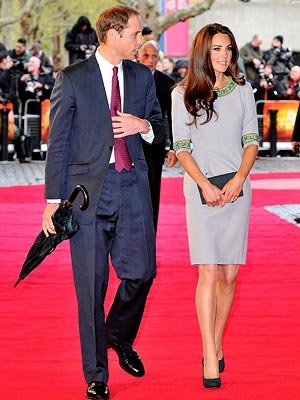 The Duke And Duchess Of Cambridge Attend African Cats - UK Premiere in Aid of Tusk at BFI Southbank on April 25, 2012 in London