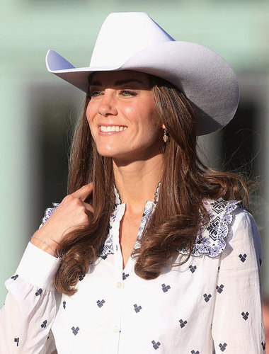 Pretty ruffled details abounded on her Alice by Temperley Western-inspired blouse in July 2011.
Pretty ruffled details abounded on her Alice by Temperley Western-inspired blouse in July 2011.