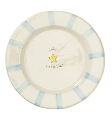 Personalized Little Star Plate Personalized Little Star Plate