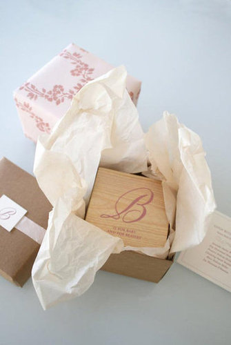 Wooden Baby Block Invitation Wooden Baby Block Invitation