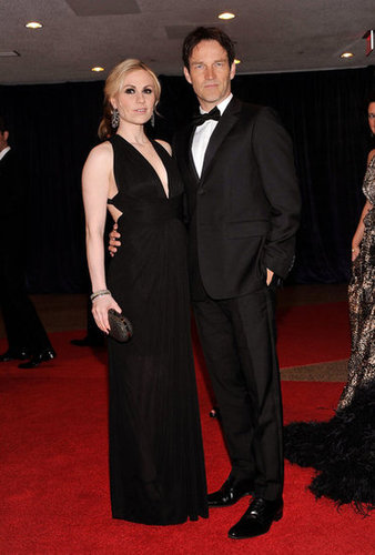 Parents-to-be Anna Paquin and Stephen Moyer posed together.
Parents-to-be Anna Paquin and Stephen Moyer posed together.