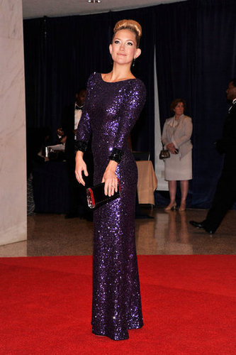 Kate Hudson lit up the carpet at the White House Correspondant's Dinner.
Kate Hudson lit up the carpet at the White House Correspondant's Dinner.