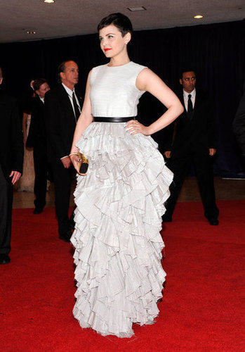 Ginnifer Goodwin wore white to the event.
Ginnifer Goodwin wore white to the event.