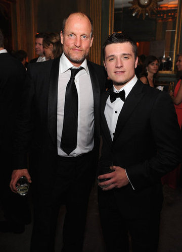 Woody Harrelson and Josh Hutcherson posed together at the White House Correspondant's Dinner.
Woody Harrelson and Josh Hutcherson posed together at the White House Correspondant's Dinner.