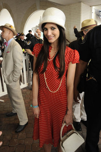 Ashlee Simpson posed in polka dots in 2010.
Ashlee Simpson posed in polka dots in 2010.