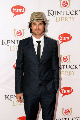 Ian Somerhalder wore a suit to Churchill Downs for the event in 2011.
Ian Somerhalder wore a suit to Churchill Downs for the event in 2011.