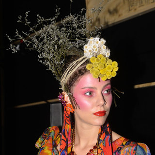 Jenny Kee Spring Summer 2012 Backstage Beauty Report