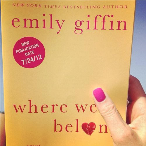 The POPSUGAR Love & Sex team also started on an early copy of Emily Giffin's latest, Where We Belong.
The POPSUGAR Love & Sex team also started on an early copy of Emily Giffin's latest, Where We Belong.