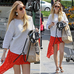 Whitney Port Asymmetrical Skirt May 2012 Whitney Port Asymmetrical Skirt May 2012