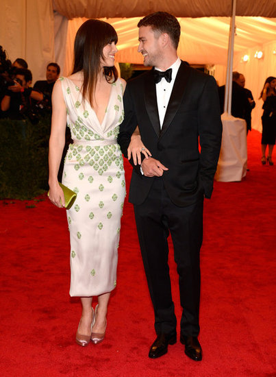 Jessica Biel and Justin Timberlake made a cute couple on the red carpet of the Met Gala together. Jessica Biel and Justin Timberlake made a cute couple on the red carpet of the Met Gala together.