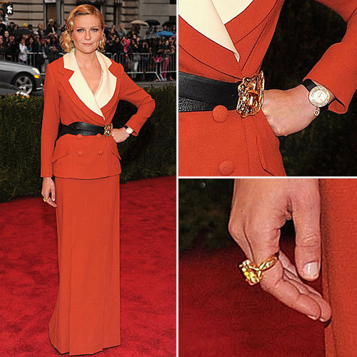 Kirsten Dunst at Met Gala 2012
