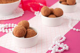Pea-not Chocolate Truffles