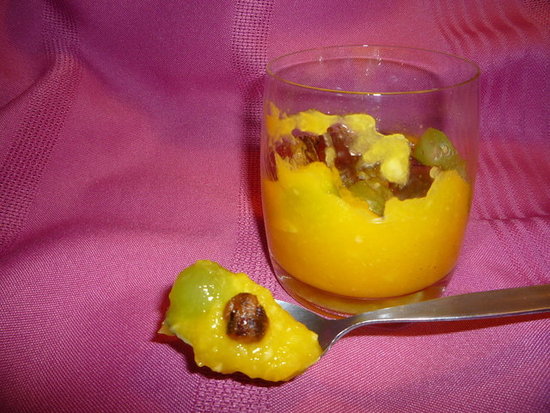Mango-Cookie Dough Vegan "Ice Cream"