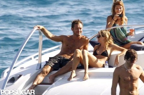 Sienna Miller and Jude Law soaked up the sun on a boat in Ibiza in August 2010.
Sienna Miller and Jude Law soaked up the sun on a boat in Ibiza in August 2010.
