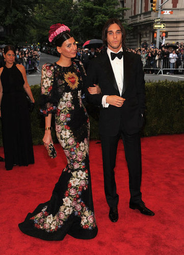 Giovanna Battaglia and Vladimir Restoin Roitfeld Giovanna Battaglia and Vladimir Restoin Roitfeld