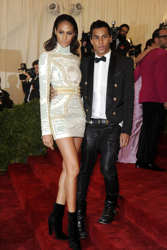 Joan Smalls and Olivier Rousteing Joan Smalls and Olivier Rousteing