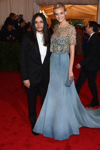 Olivier Theyskens and Caroline Trentini Olivier Theyskens and Caroline Trentini