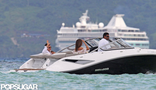 Miranda Kerr, Orlando Bloom and baby Flynn took a boat ride in Bora Bora.
Miranda Kerr, Orlando Bloom and baby Flynn took a boat ride in Bora Bora.