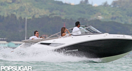 Miranda Kerr, Orlando Bloom, and Flynn went on a family boat ride in Bora Bora.
Miranda Kerr, Orlando Bloom, and Flynn went on a family boat ride in Bora Bora.