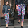 Jessica Alba Printed Pants New York May 2012