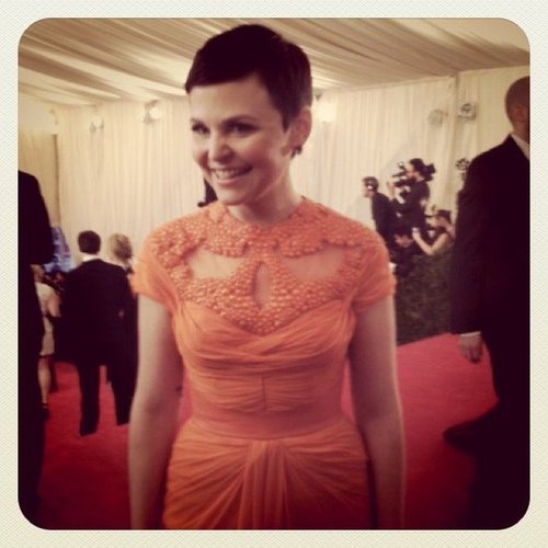 Ginnifer Goodwin stopped to chat on the CFDA red carpet, looking beautiful in her Monique Lhuillier confection.
Ginnifer Goodwin stopped to chat on the CFDA red carpet, looking beautiful in her Monique Lhuillier confection.