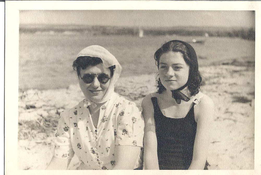 "My great-grandmother Mary (pictured left) wore a skirt every day of her life! To her, skirts – especially when paired with coordinating jackets – were part of her signature look. 'Dress for your body type, and you'll always feel your best,' she'd say. For her, that meant skirts in every color, fabric, and style. My grandmother Joan (pictured right) taught me you're never fully dressed without a few killer accessories . . . or five. While her sky-high heels are a thing of the past, you can still spot this amazing 90-year-old lady clad in a stylish scarf, chic pin, and her go-to rosy-red lipstick."
— Jaime Richards, email marketing manager
"My great-grandmother Mary (pictured left) wore a skirt every day of her life! To her, skirts – especially when paired with coordinating jackets – were part of her signature look. 'Dress for your body type, and you'll always feel your best,' she'd say. For her, that meant skirts in every color, fabric, and style. My grandmother Joan (pictured right) taught me you're never fully dressed without a few killer accessories . . . or five. While her sky-high heels are a thing of the past, you can still spot this amazing 90-year-old lady clad in a stylish scarf, chic pin, and her go-to rosy-red lipstick."
— Jaime Richards, email marketing manager